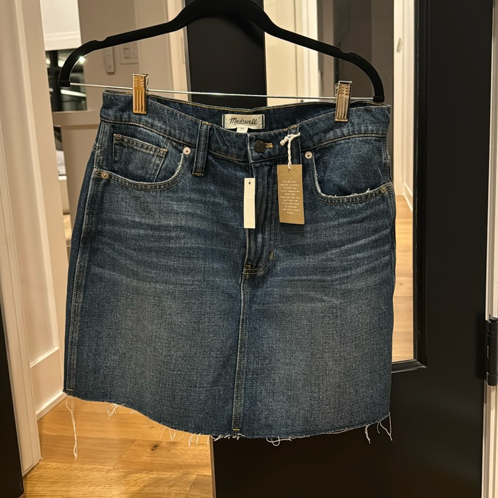 NWT madewell vintage denim skirt